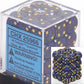 Chessex Dice d6 Sets: Twilight Speckled - 12mm Six Sided Die (36) Block of Dice