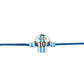Kizzi Rakhi for Kids | Footaball Messi Jersey Rakhi For Brother | Gift includes Greeting Card & Tilak Set | Rakshabandhan Specia