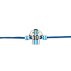 Kizzi Rakhi for Kids | Footaball Messi Jersey Rakhi For Brother | Gift includes Greeting Card & Tilak Set | Rakshabandhan Specia