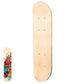 Toyvian Beginner Kid Skateboard HandPainted Skateboard Painting Skateboard Unfinished Skateboard Decks Skateboard for DIY 7 Ply