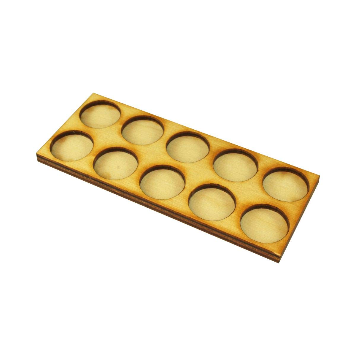 LITKO Formation Trays | Compatible with Oathmark | Infantry | Rank & File | Skirmish (20mm Round Bases, 5x2)