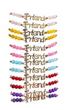 ARYANSH SHOPPE FRIEND Style Friendship Band | Bracelets with adjustable thread for Children (Random Design) (Pack of 2)