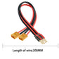 Laisomeke Xt30 Connector Adapter Plug, Xt30 Male Plug To 4Mm Banana Male Connector With 16Awg 30Cm(11.8 Inch) Cable For Rc Lipo