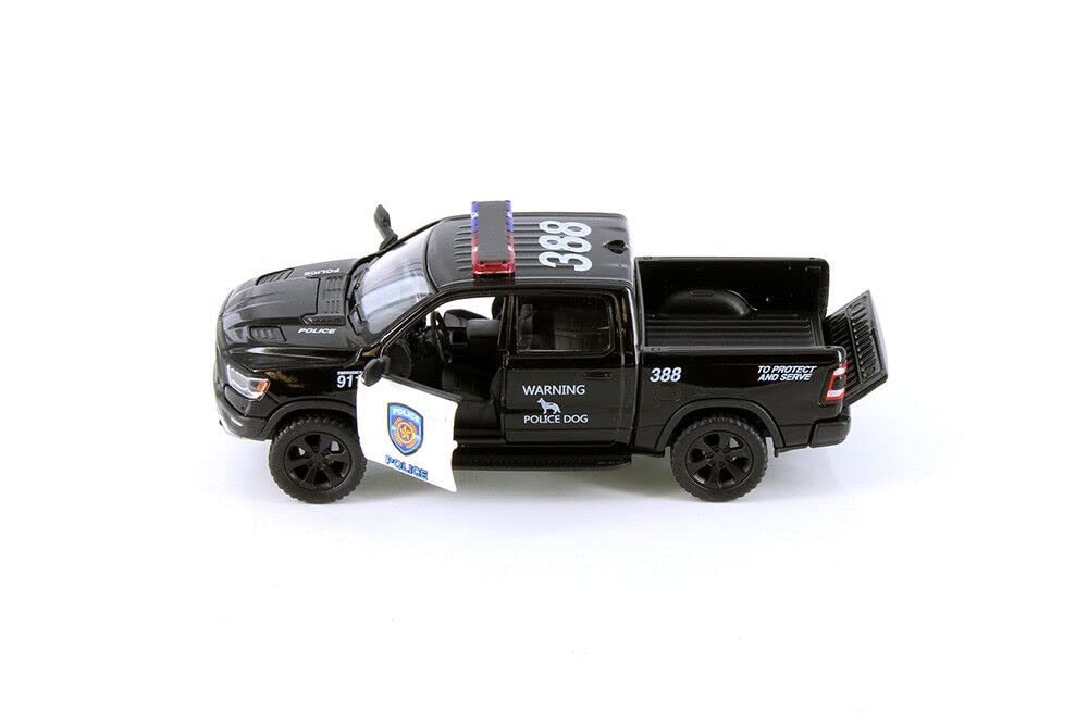 Kinsmart 2019 Dodge Ram 1500 Police Pickup Truck Diecast Model car 1/46 O Scale Diecast Truck