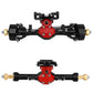 Pothyes Diamond Shape SCX24 Aluminum Axle Upgrades for Axial SCX24 Deadbolt C10 JLU Gladiator Bronco 1/24 RC Crawler (Black)