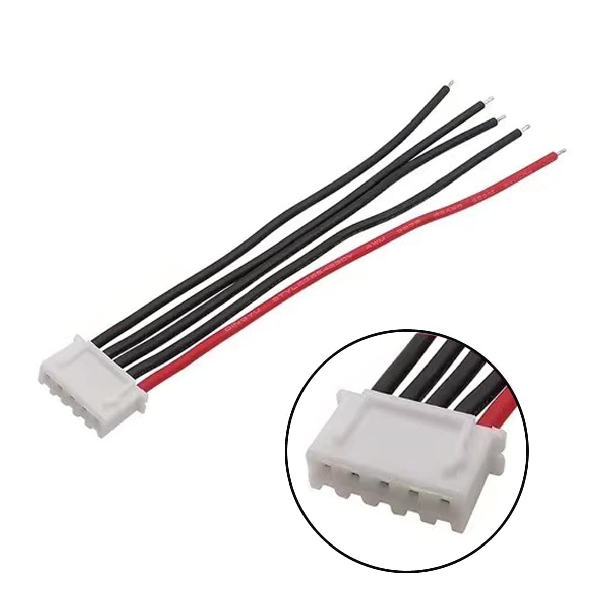 Fly RC 14.8v 4s Lipo Battery 5pins Balance Charger Cable Lead Wire Connector (10pcs 4s 5pin)