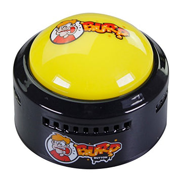 Talkie Toys Burp Button - 20 Funny Sounds, Yellow - Ideal for Burp Games, Trivia, Pranks - Perfect Gag Gift & Stocking Stuffer, ST070