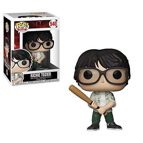 Funko Pop Movies IT Richie with Bat Collectible Figure, Multicolor, Model 29524, Resin, Basic Size