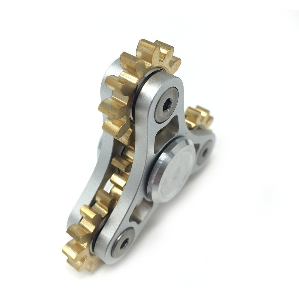 FXCOOLCT Hand Spinner 4 Gear Linkage Fidget Spinner Anti Stress Toys Tri-Spinner Fidget Stress Reducer Anxiety Killing Time Kids mature-themed Gift