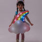 Seasons Toddler Light Up Rainbow Pretend Costume Cloud 7 Colors Rainbow Outfits With Sun Headpiece