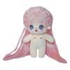 Niannyyhouse 20Cm Plush Doll Long Hair Girl Humanoid Stuffed Body No Attribute 8' Normal Body Wearable Clothing Dress Up Gifts (A-40-Without Skeleton)