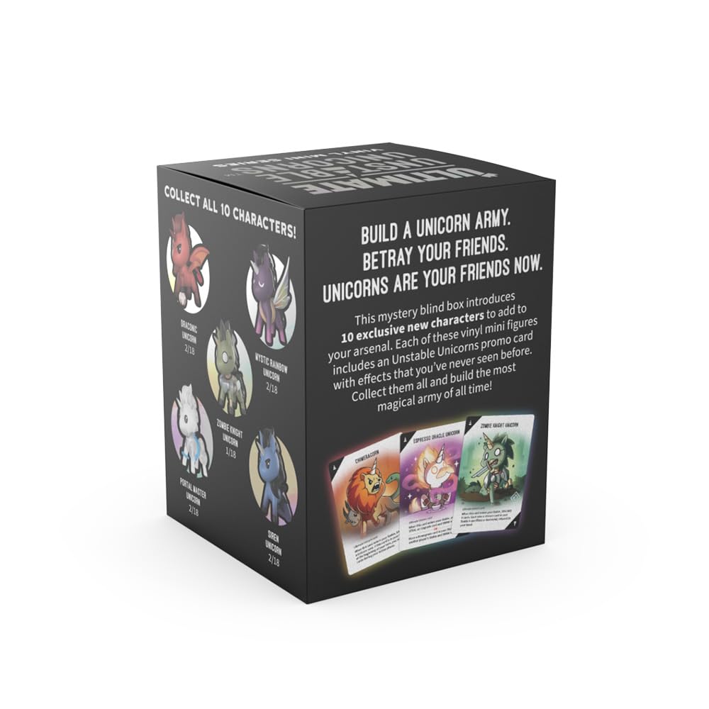 Unstable Games Unstable Unicorns Vinyl Figure Mystery Box with Promo Card - Model 8694-183298