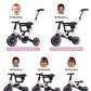 newyoo Tricycle for Toddlers 1-3, Christmas and Birthday Gift for Boy and Girl, Toddler Bike, 5 in 1 Kids Trike with Parent Pus