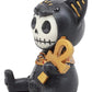 Ebros Egyptian Furrybones Feline Cat Goddess Bastet Holding Ankh Figurine Small 2.75 Inch Tall Furry Bones Skeleton Decor Statue Gods And Goddesses Of Egypt