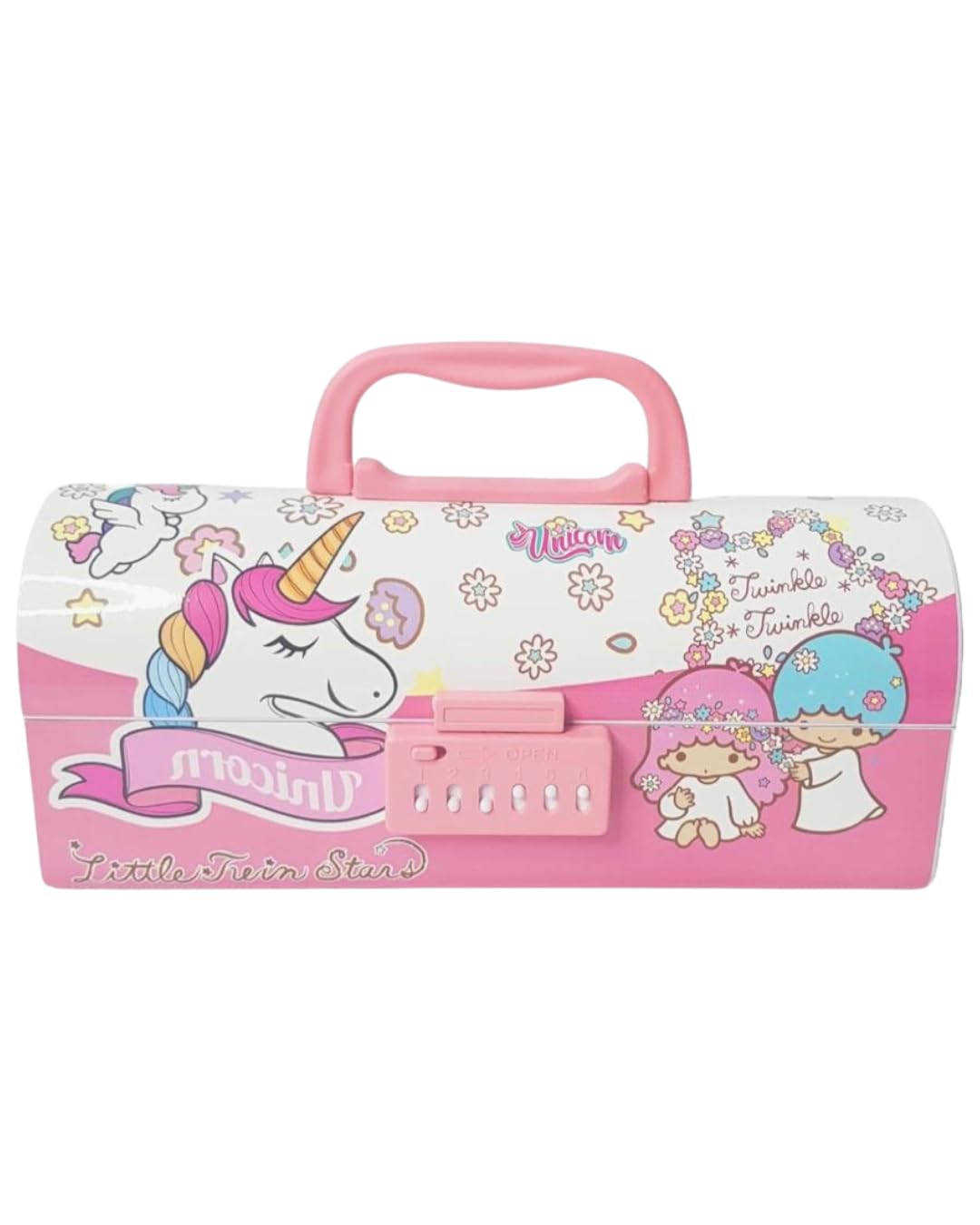 KATTY MAO My First Best Friend Cute Password Pencil Box for Kids Boys & Girls | MultiCompartment Pencil Case for School | Styli