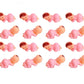 Mini Plastic Babies For Party Favor Decor Party Decorations Baby Shower Party Game Ice Cube Game (1'' 120Pcs, Pink)