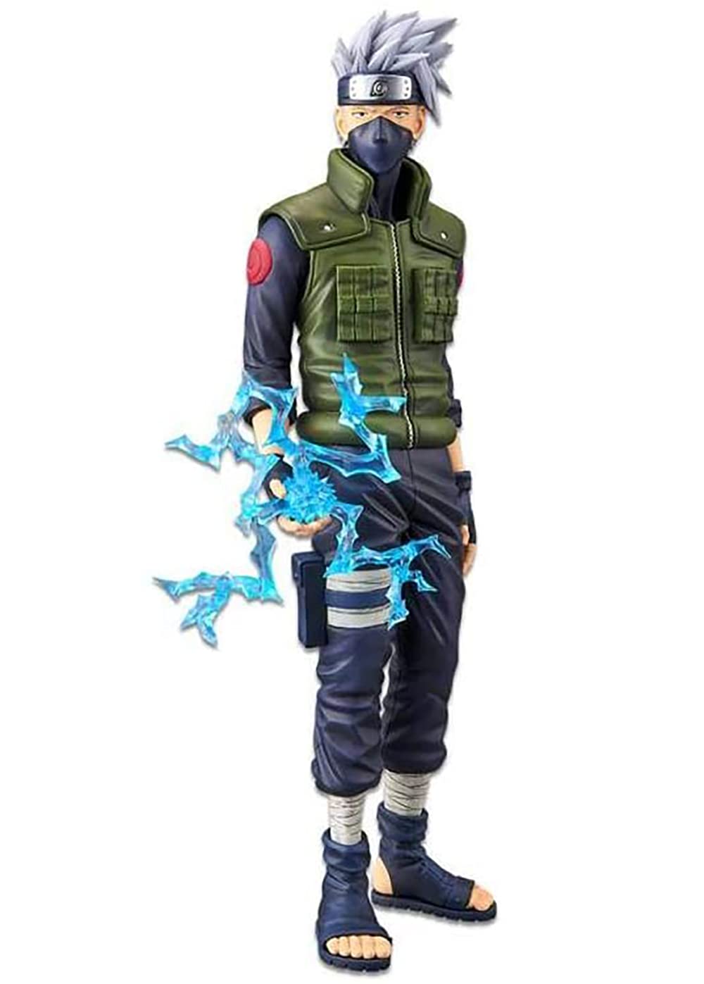 Banpresto Naruto Shippuden Grandista Nero Hatake Kakashi Figure, BP16836, PVC, Multiple Colors