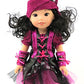 American Fashion World Metallic Pirate Halloween Costume for 14-Inch Dolls | enhanced Quality & Trendy Design | Dolls Clothes | Outfit Fashions for Dolls for Popular Brands