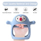 Smily Mia Breastfed Baby Pacifiers & Teething Toys, Silicone, 1 Count, Light Blue, Model M12030-1, for Infants 0-6 Months