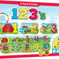 123 On The Farm 4 Pack Puzzle