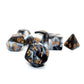 CREEBUY DND Dice Black White Polyhedral Dice Set for Dungeon and Dragons MTG RPG D&D D20 D12 D10 D8 D6 D4