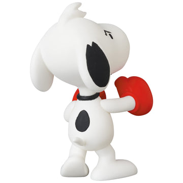 MEDICOM TOY Peanuts Boxing Snoopy Figure UDF Series 13 - Red Plastic, Model JAN228767
