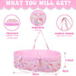 Ecorelf 8 Pcs Baby Doll Clothes With Bassinet For 16-18 Inch Baby Doll Reborn, Baby Doll Accessories Clothes Outfit Including Do