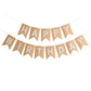 Glasnes Happy Birthday Banner Brown Kraft Happy Birthday Sign Banner For Kids Adults Retro Birthday Party Decoration Supplies