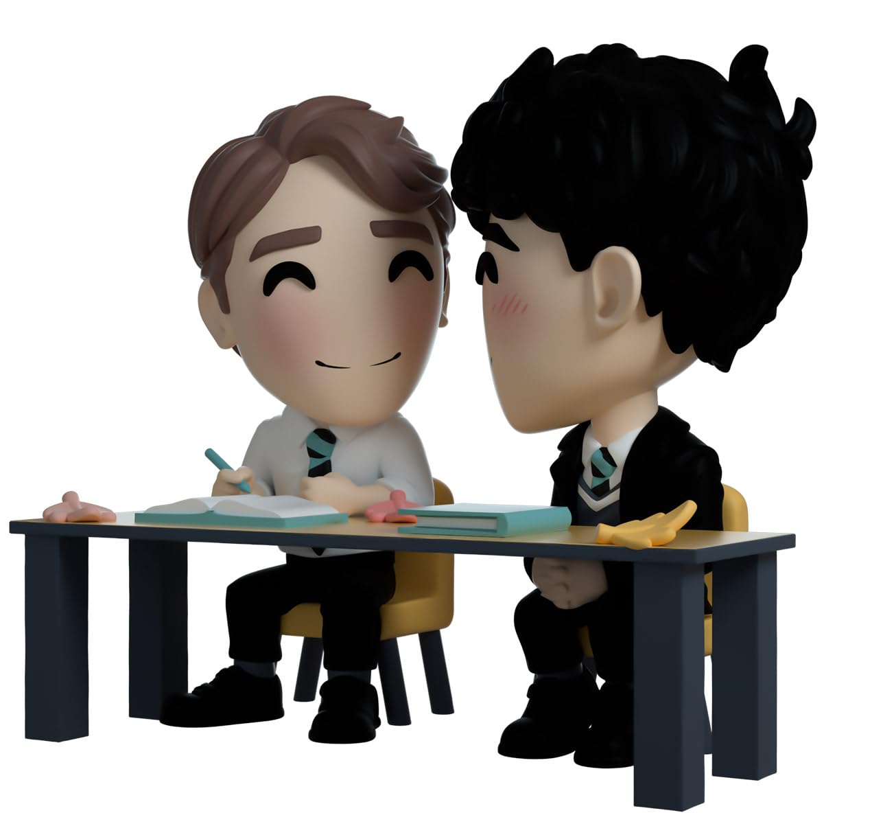 Youtooz Nick Nelson and Charlie Spring Figure, 4.6 Nick and Charlie Youtooz Figure, Detailed Collectible Heartstopper Figure by