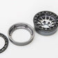 RhinoRC MOZA 1.9 Inch Negative Offset Aluminum Wheel Rim, 4PCS RC Beadlock Wheels for 1/10 RC Crawler Axial SCX10 RR10 Wraith TR