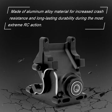 GLOBACT Aluminum Gearbox Case with Bearing and Mounting Screws Set Upgrade Parts for 1/8 ARRMA KRATON Typhon 6S Notorious 6S Out