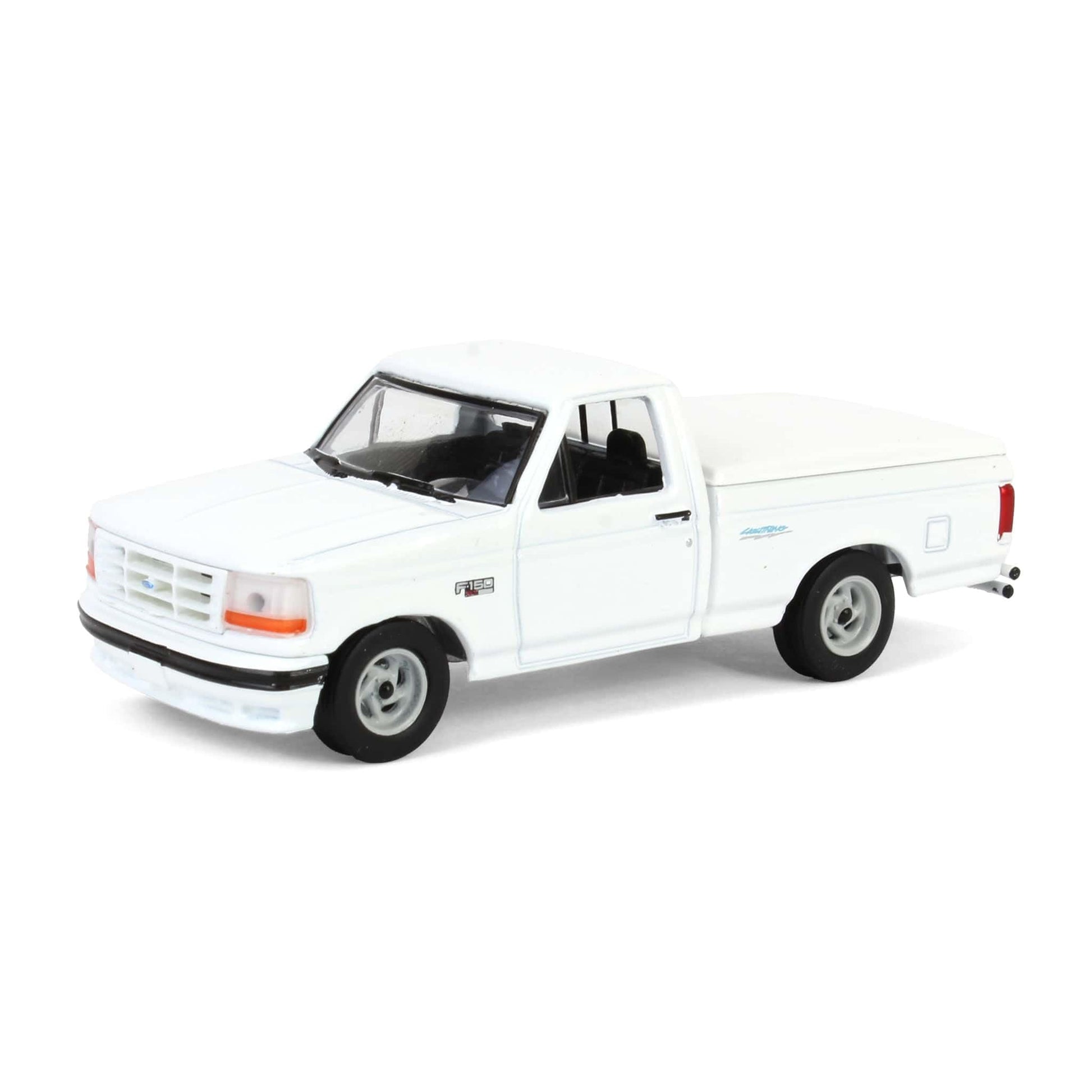 Collectibles Greenlight 30511 1994 F-150 SVT Lightning with Tonneau Bed Cover - White (Hobby limited availability) 1:64 Scale