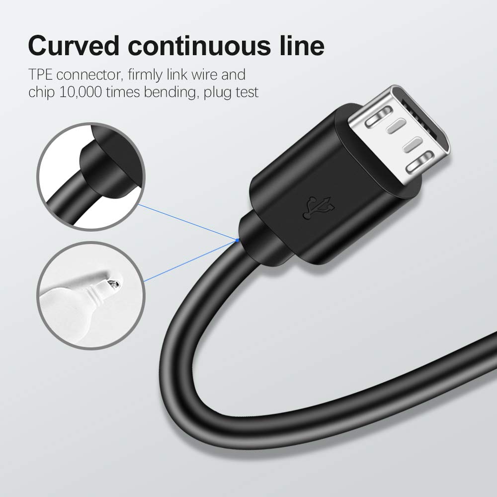 XIXIXIAXIA Leappad Ultimate Charger Cord - USB Charging Cable for Leapfrog LeapPad Ultimate, Academy, Go - Black