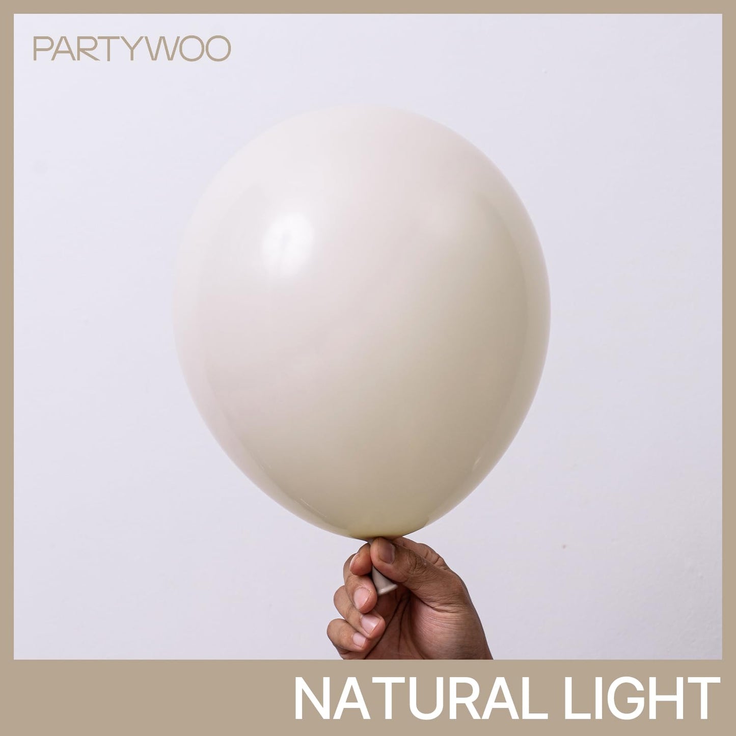 Partywoo White Sand Balloons, 140 Pcs Boho White Balloons Different Sizes Pack Of 18 Inch 12 Inch 10 Inch 5 Inch Sand White Balloons For Balloon Garland Balloon Arch As Party Decorations, White-F12
