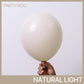 Partywoo White Sand Balloons 50 Pcs 12 Inch Beige Cream Ivory Latex Balloons For Wedding Bridal Graduation Baby Shower Gender Reveal Safari Birthday Party Decorations White-F12
