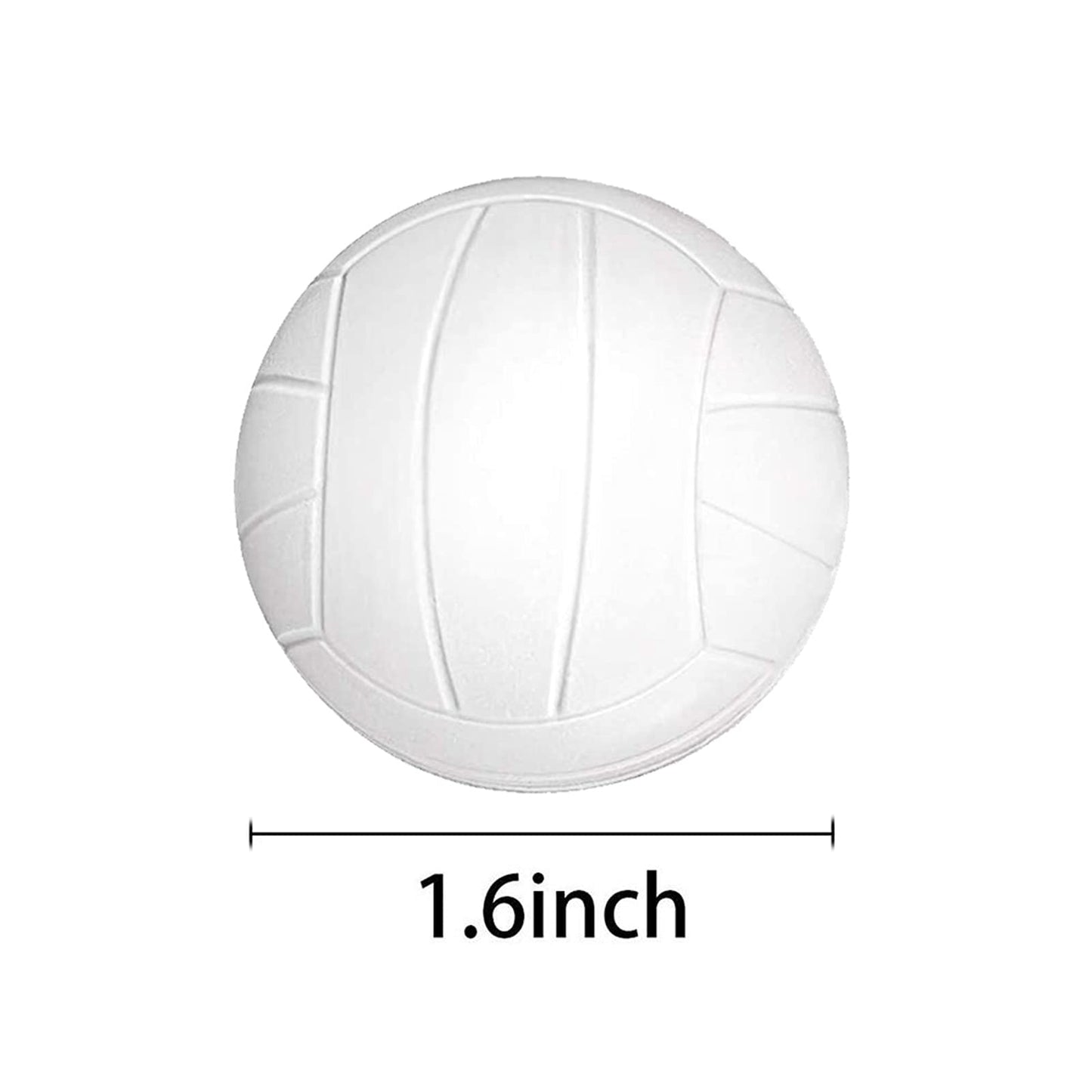 Finduat 12 Pack Mini Sports Stress Volleyball Ball, Foam Squeeze Sports Ball for School Carnival Reward, Kid Birthday Party Favo
