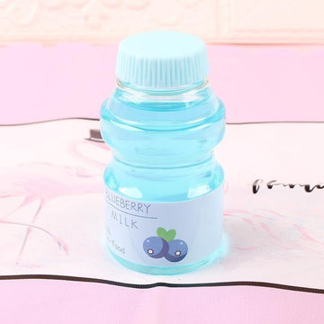 FLIPNEX Clear Strawberry Jelly Slime - Fluffy, Stretchy, Crunchy Bubble Slime Soft Putty Stress Relief Toy Party Favors Super Li