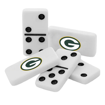 MasterPieces Game Day - NFL Green Bay Packers - 28 Piece Team Logo Double Six Domino Set