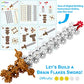 Brain Flakes 500 Piece Set, Ages 3+, Interlocking Plastic Disc Toy For Creative Building, Educational Stem Learning, Construction Block Play For Kids, Teens, Adults, Boys, And Girls