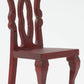 Classics By Handley Dollhouse Miniature Side Chair, Mahogany