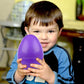 Newbea 12 Pcs Jumbo Easter Eggs, Fillable Plastic Easter Eggs Bright Color For Easter Hunt Party Supplies, Large Enough To Fill