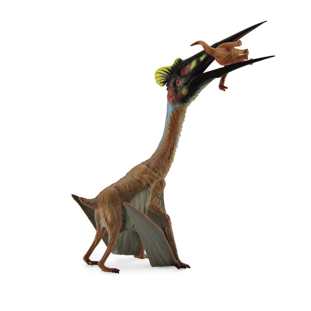 Collecta Prehistoric Life Quetzalcoatlus With Prey Dinosaur Toy Figure - Paleontologist Approved Hand Painted Model
