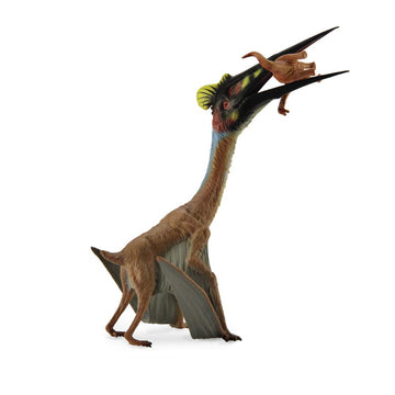 Collecta Prehistoric Life Quetzalcoatlus With Prey Dinosaur Toy Figure - Paleontologist Approved Hand Painted Model