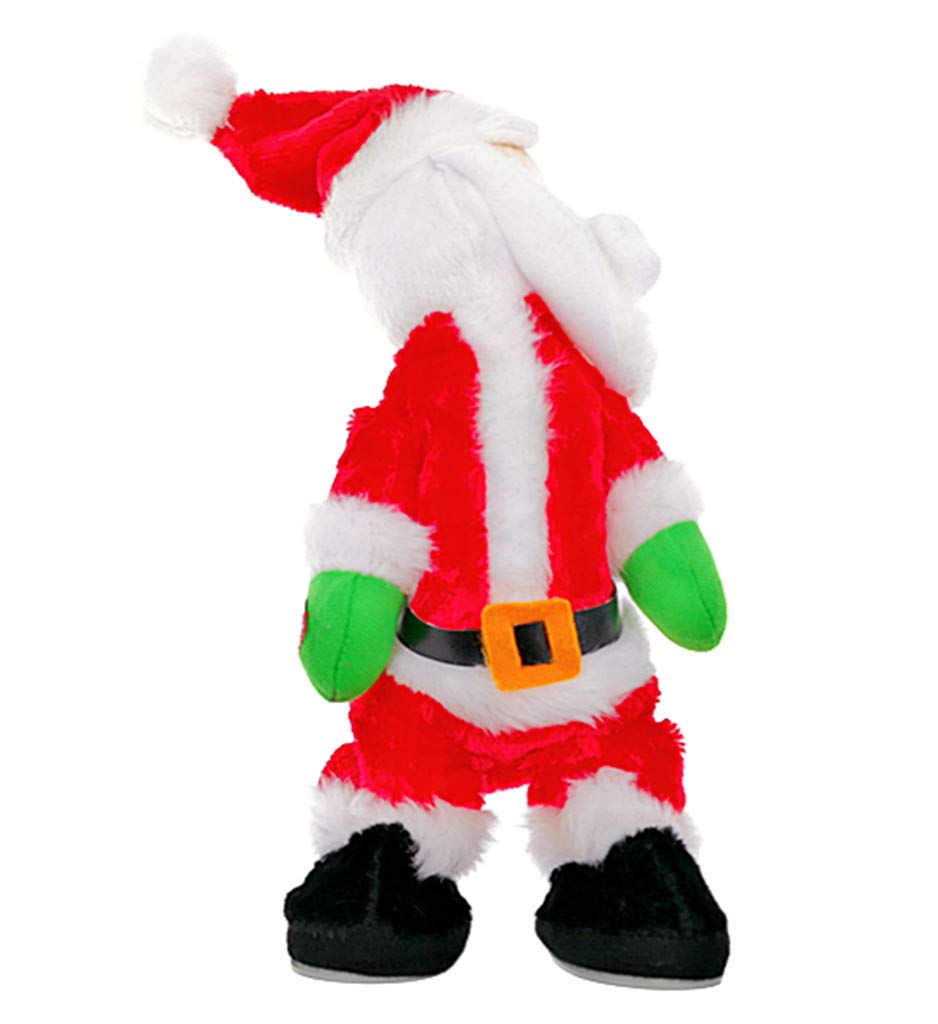 Alimitopia Twerking Santa Electric Toy,Christmas Musical Doll Dancing And Singing Xmas Plush Wiggle Hip Santa Claus Electric Toy Funny Gift(English Song)