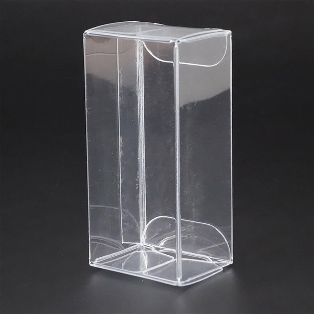 50 Pcs 1/64 Scale Model Car Display Case Transparent Toy Car Display Boxes Square Clear Pvc Plastic Boxes 1/64 Protector Clear C