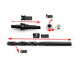 PLESIU Shock Standoff Set #45 Steel AR6SSS for Arrma 6S Models - Black Upgrade Parts
