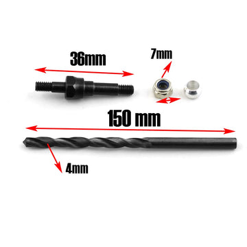 PLESIU Shock Standoff Set #45 Steel AR6SSS for Arrma 6S Models - Black Upgrade Parts