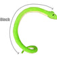Ice King Bear Lifelike Green Snake Stuffed Animal - Plush Toy (Coiling)