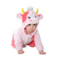 Tonwhar Kid'S And Toddler'S Costume Baby Animal Outfit Baby Boys' Girls' One-Piece Rompers Jumpsuit(4-5T,Pink Cow)