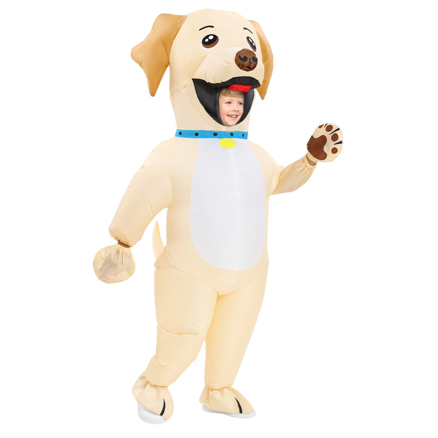 Searhmomo Inflatable Costume Dog For Kids, Funny Dog Blow Up Costumes, Halloween Animal Inflatable Costume For Boys Girls Cospla